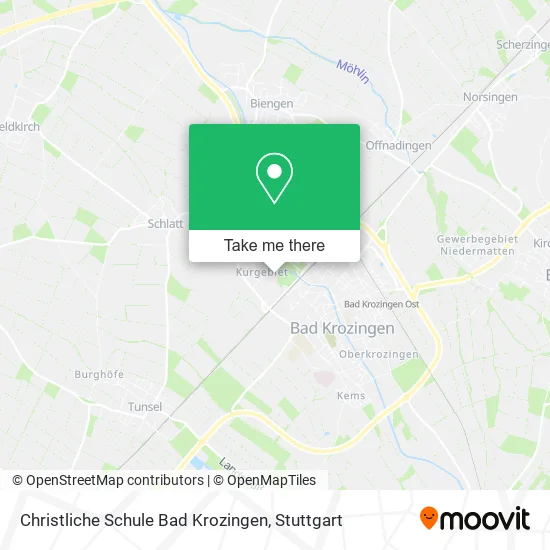 Карта Christliche Schule Bad Krozingen