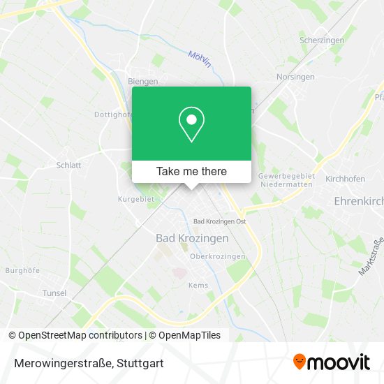 Merowingerstraße map