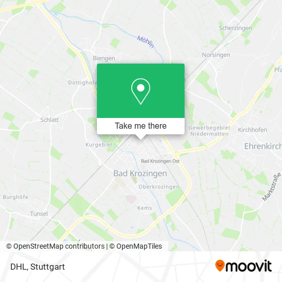 Карта DHL