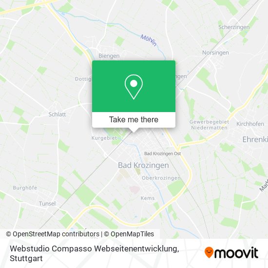 Webstudio Compasso Webseitenentwicklung map