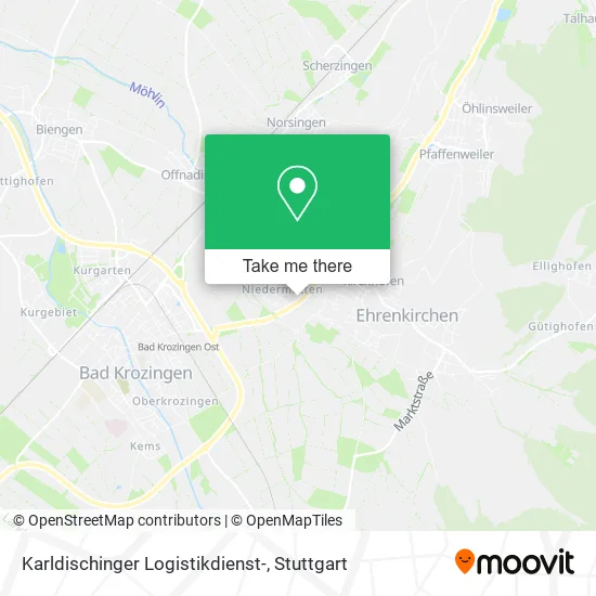 Карта Karldischinger Logistikdienst-