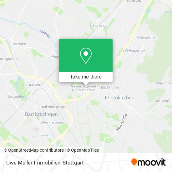 Uwe Müller Immobilien map