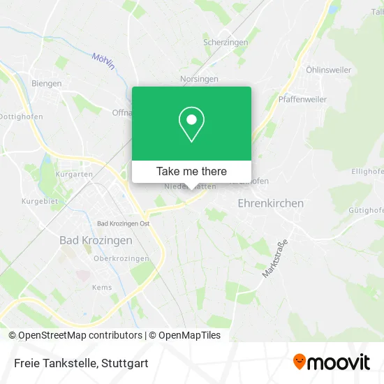 Карта Freie Tankstelle