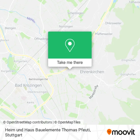 Карта Heim und Haus Bauelemente Thomas Pfeuti