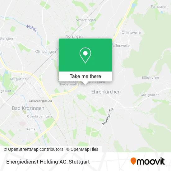 Карта Energiedienst Holding AG
