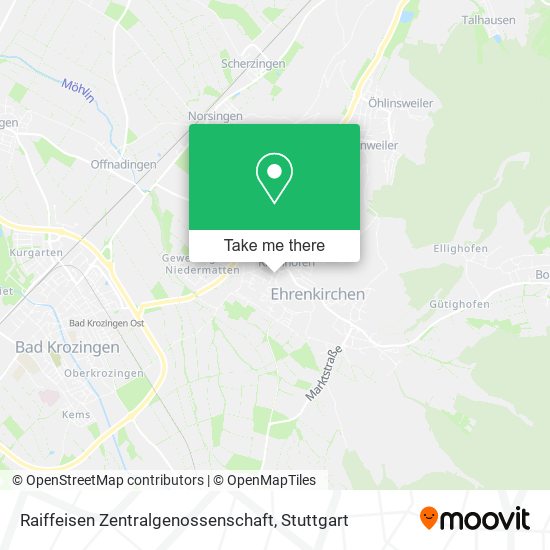 Raiffeisen Zentralgenossenschaft map