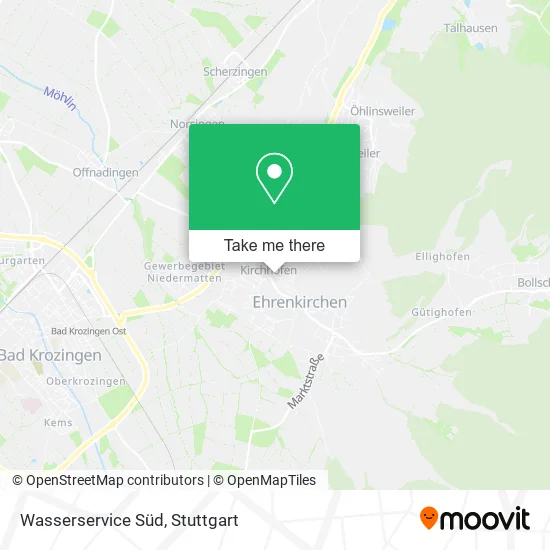 Карта Wasserservice Süd