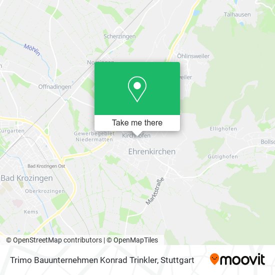 Карта Trimo Bauunternehmen Konrad Trinkler