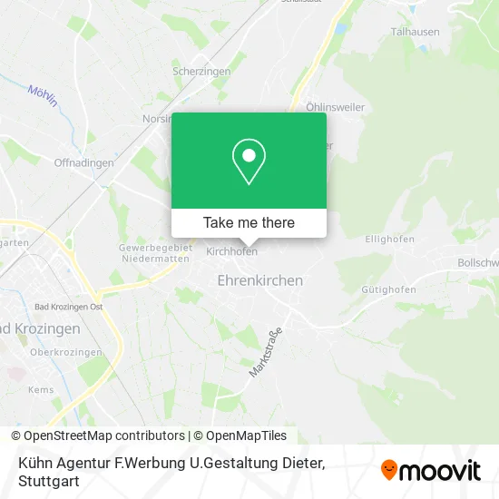 Карта Kühn Agentur F.Werbung U.Gestaltung Dieter