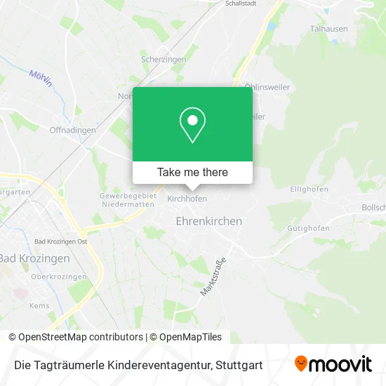 Карта Die Tagträumerle Kindereventagentur