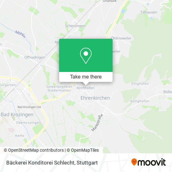 Bäckerei Konditorei Schlecht map