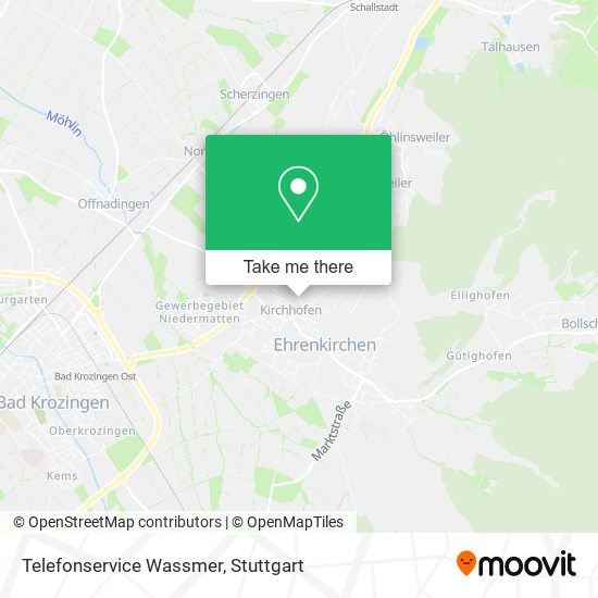 Telefonservice Wassmer map