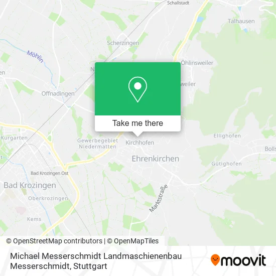 Карта Michael Messerschmidt Landmaschienenbau Messerschmidt