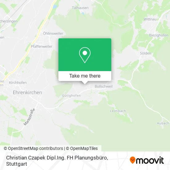 Карта Christian Czapek Dipl.Ing. FH Planungsbüro