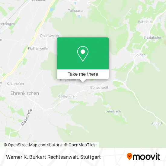 Карта Werner K. Burkart Rechtsanwalt