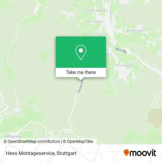 Карта Hess Montageservice