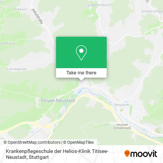 Карта Krankenpflegeschule der Helios-Klinik Titisee-Neustadt