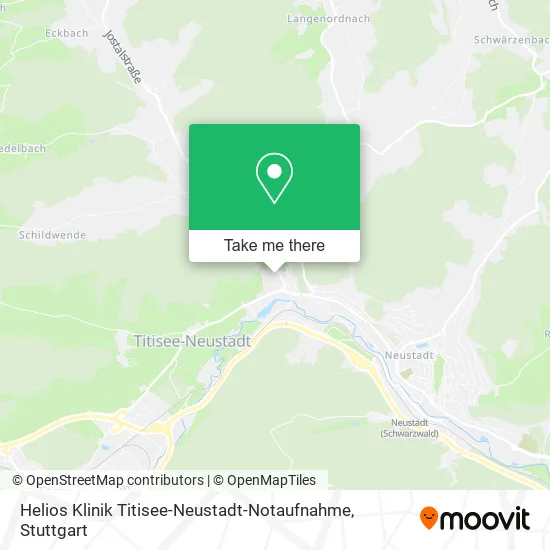 Карта Helios Klinik Titisee-Neustadt-Notaufnahme