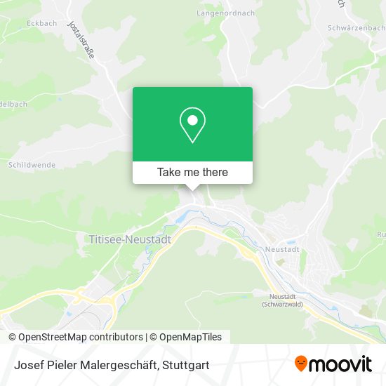 Josef Pieler Malergeschäft map