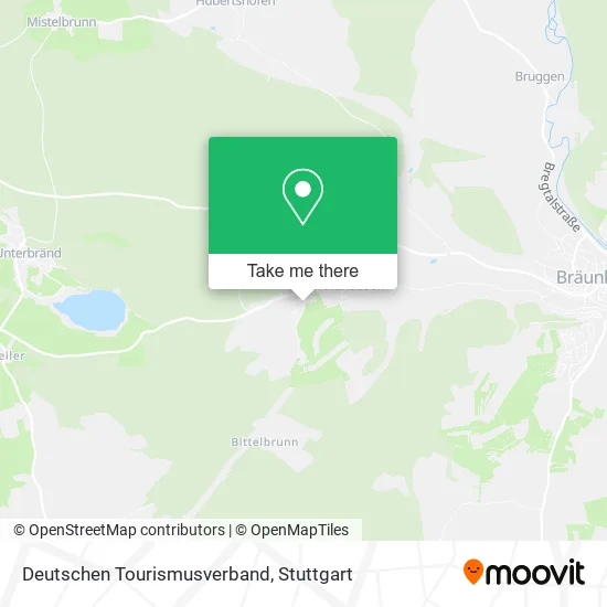 Карта Deutschen Tourismusverband