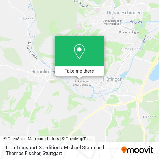 Lion Transport Spedition / Michael Stabb und Thomas Fischer map