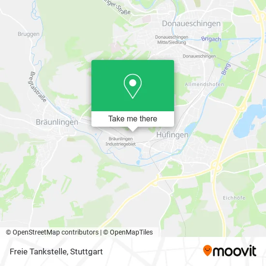 Карта Freie Tankstelle