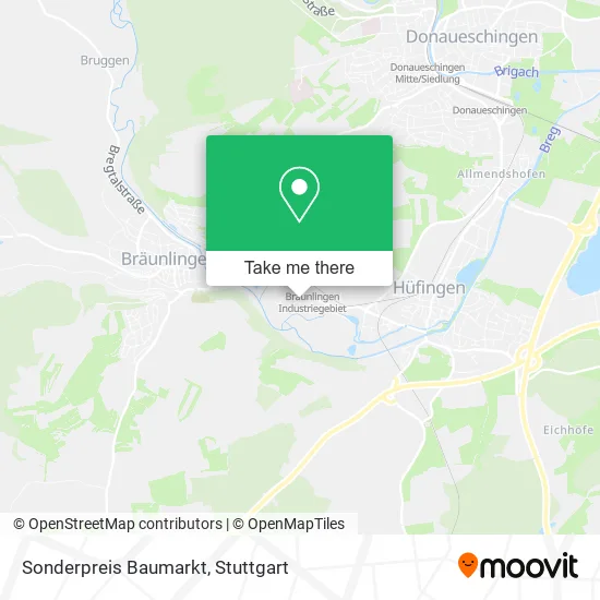 Карта Sonderpreis Baumarkt