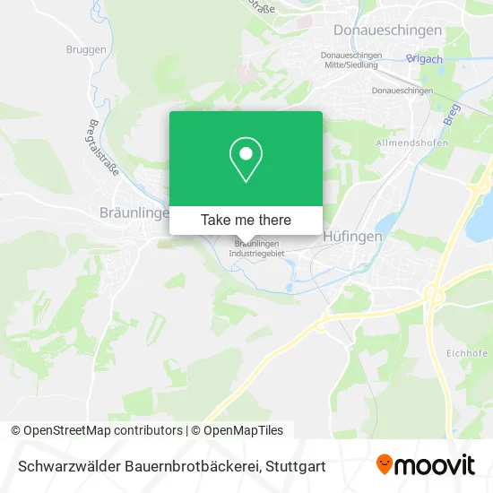 Карта Schwarzwälder Bauernbrotbäckerei