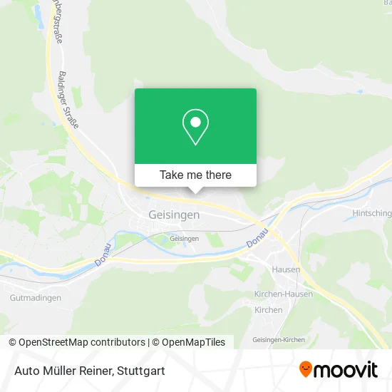 Карта Auto Müller Reiner