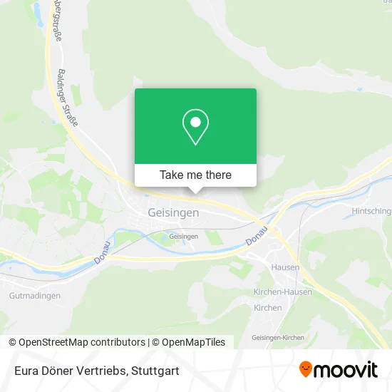 Карта Eura Döner Vertriebs