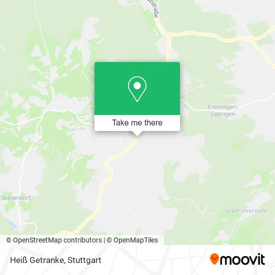 Карта Heiß Getranke