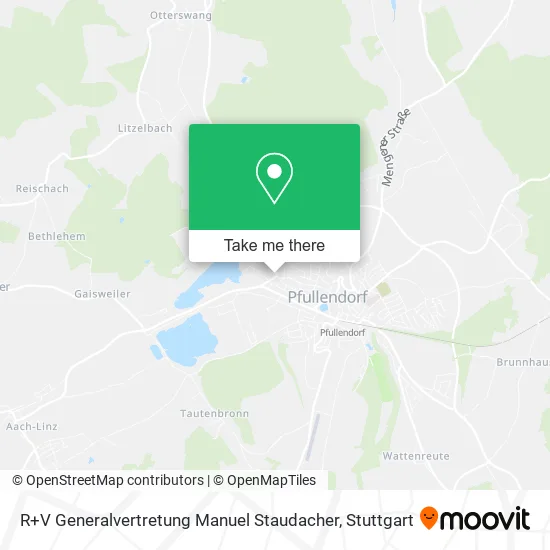 Карта R+V Generalvertretung Manuel Staudacher