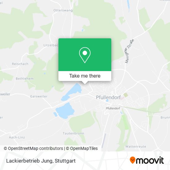 Карта Lackierbetrieb Jung