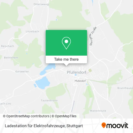 Карта Ladestation für Elektrofahrzeuge