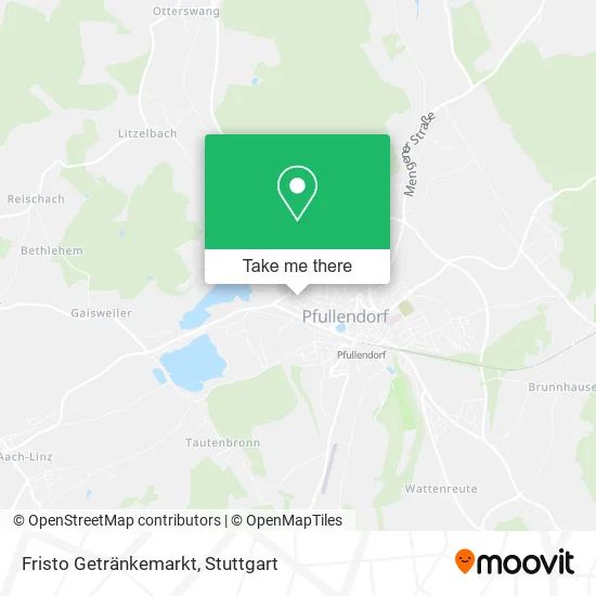 Карта Fristo Getränkemarkt