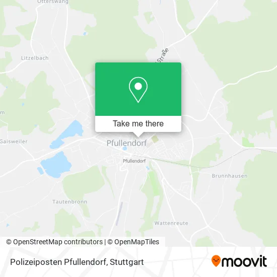 Карта Polizeiposten Pfullendorf