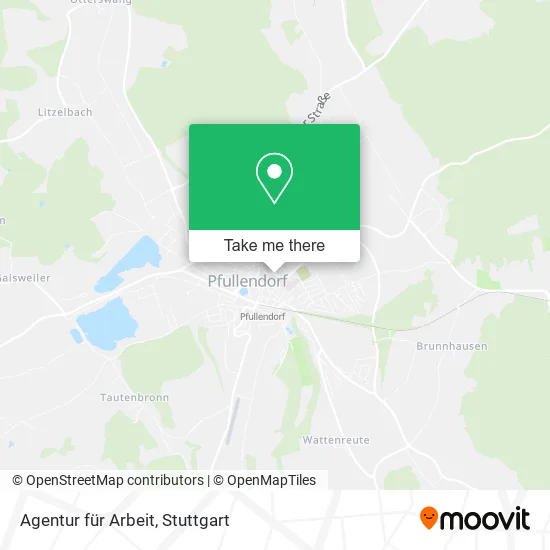 Карта Agentur für Arbeit