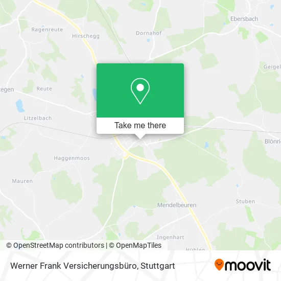Карта Werner Frank Versicherungsbüro