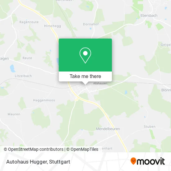 Карта Autohaus Hugger