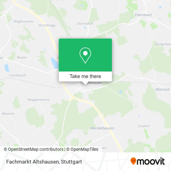 Fachmarkt Altshausen map