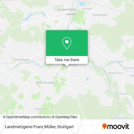 Карта Landmetzgerei Franz Müller