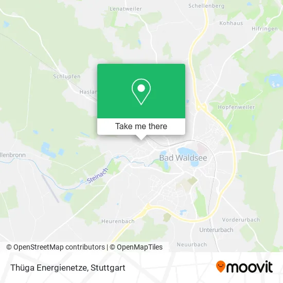 Карта Thüga Energienetze