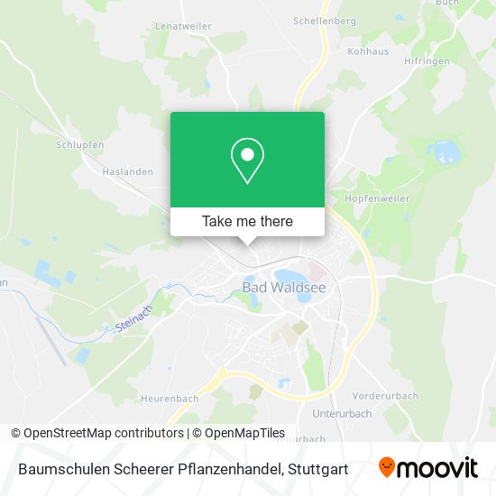 Baumschulen Scheerer Pflanzenhandel map