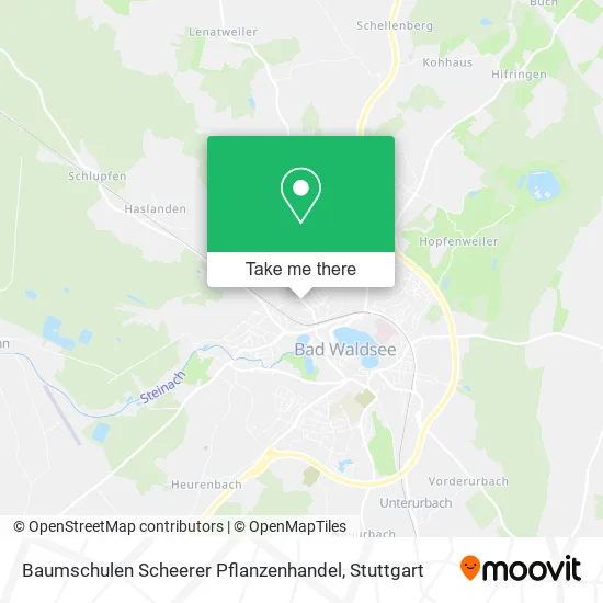 Карта Baumschulen Scheerer Pflanzenhandel
