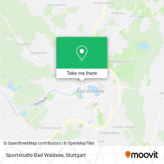 Карта Sportstudio Bad Waldsee