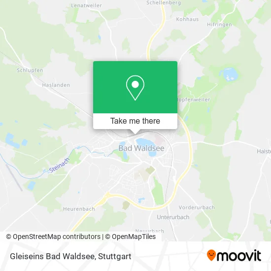 Карта Gleiseins Bad Waldsee