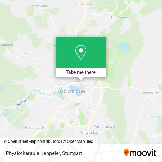 Карта Physiotherapie Keppeler
