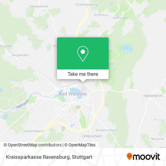 Карта Kreissparkasse Ravensburg