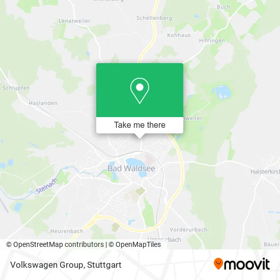 Карта Volkswagen Group