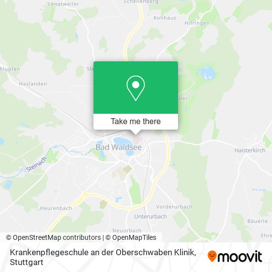 Krankenpflegeschule an der Oberschwaben Klinik map